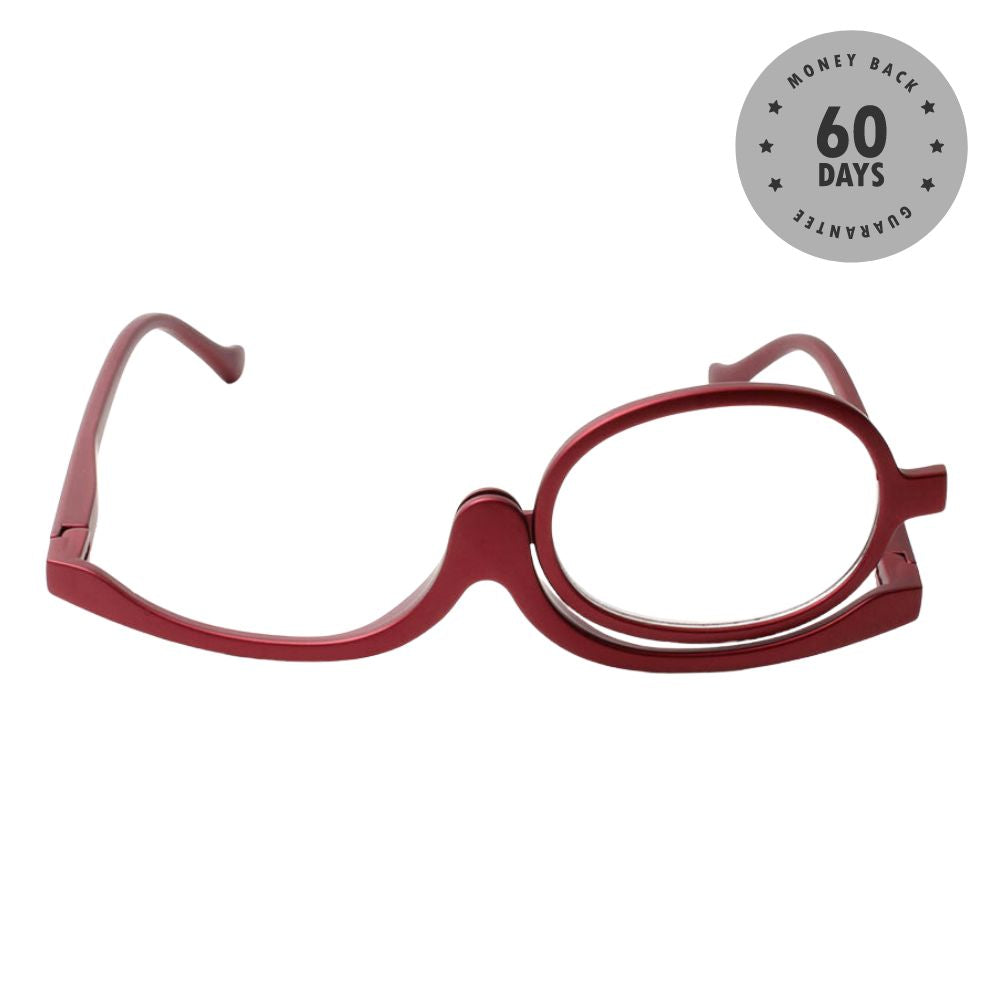 Glameye® Makeup Glasses | Matte Red