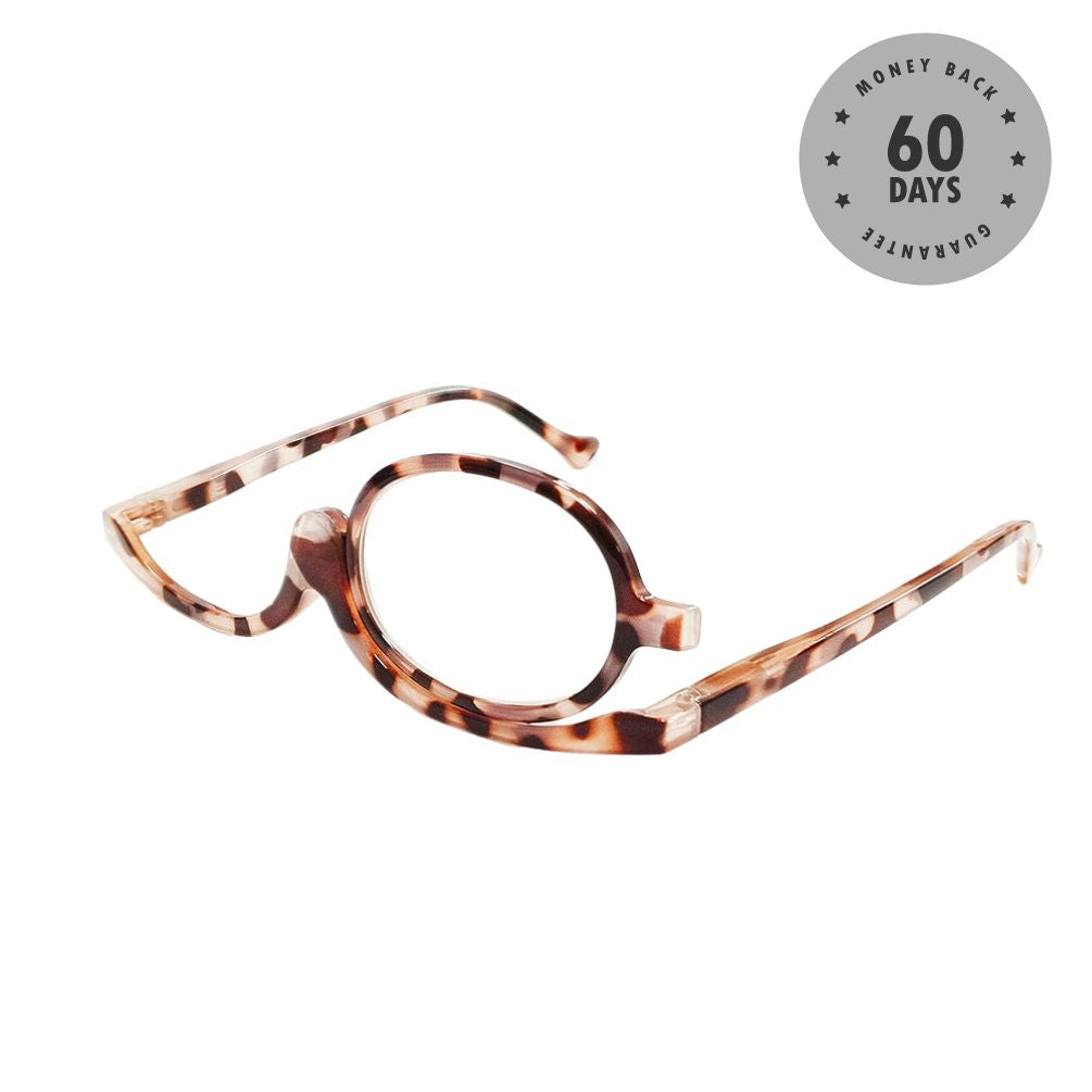 Glameye® Makeup Glasses | Cream Tortoise